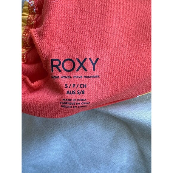 Roxy Palm Cruz Bralette Retro Mix Size Top Small Hipster Bikini Bottom Large - Picture 7 of 9